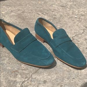 Teal Loafers